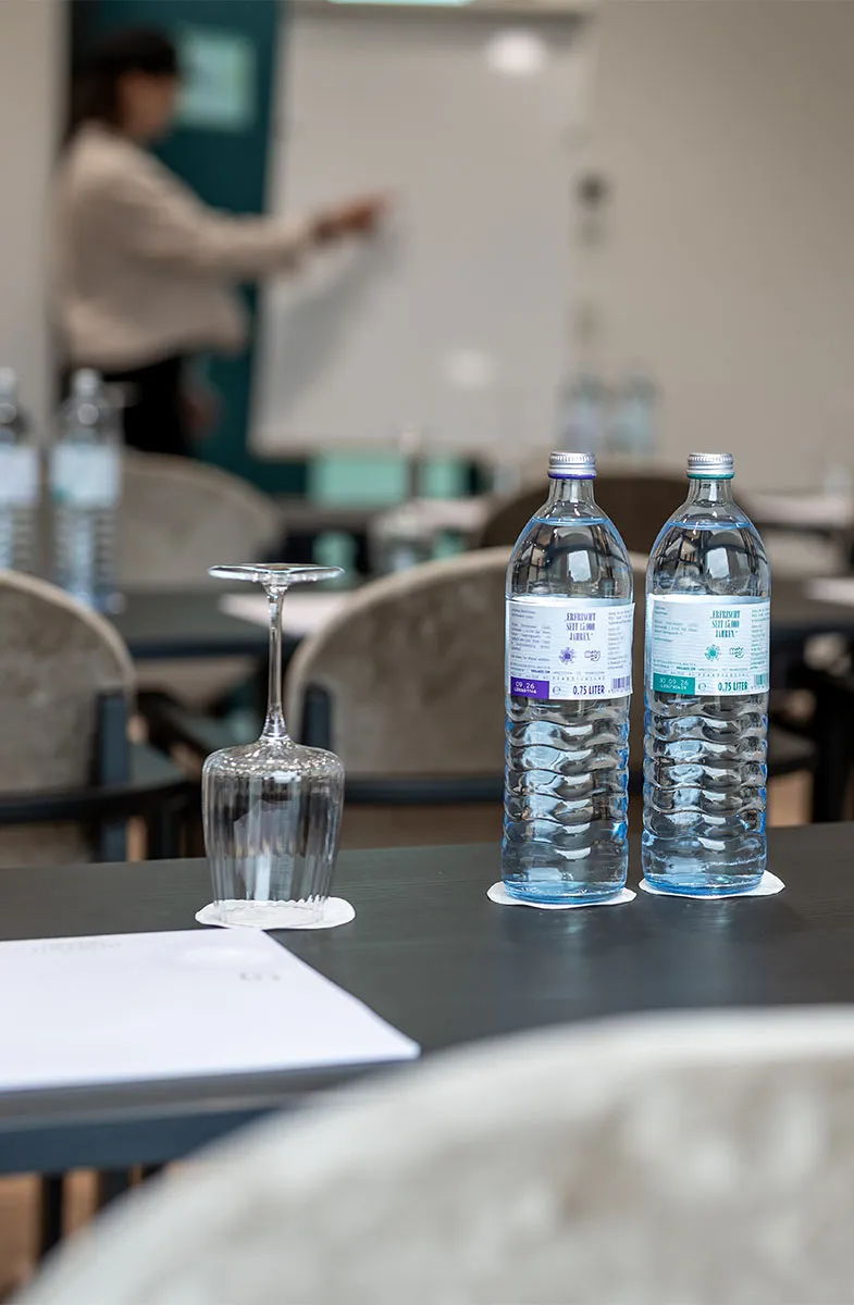 Seminar in Tagungsraum im Designhotel Grand Elisabeth mit Fokus auf Ausstattung